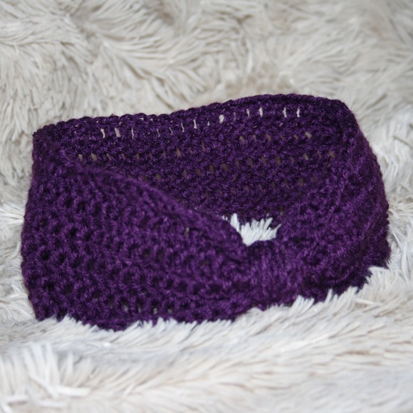 Grape Wine Knotted ear warmer headband NWOT - Picture 6 of 6